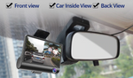 DASHCAM DVR Triple Caméra de Voiture
