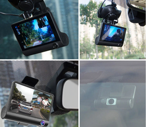 DASHCAM DVR Triple Caméra de Voiture